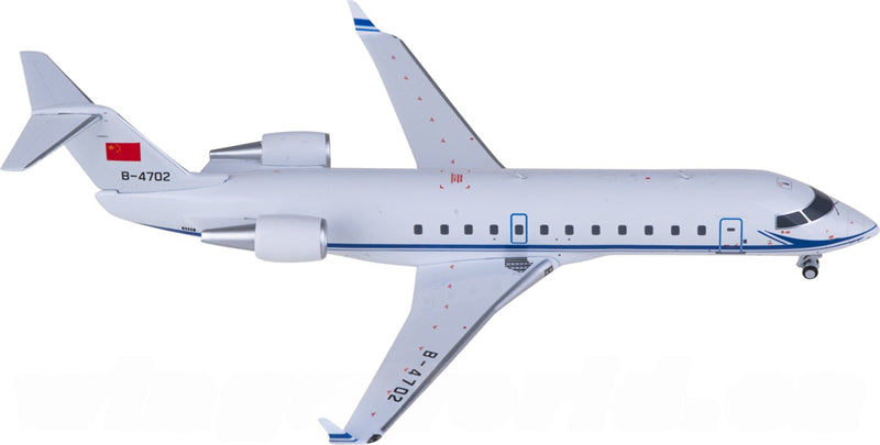 NG Models PLANAF for Bombardier CRJ200 for Challenger 800 B-4702 1:200 Airplane Pre-built Airliner Model Display