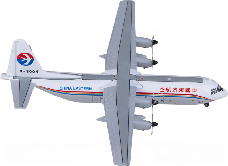 Yu ModeL China Eastern for Lockheed L-100-30 B-3004 1:400 Airplane Pre-built  Airliner Model Display