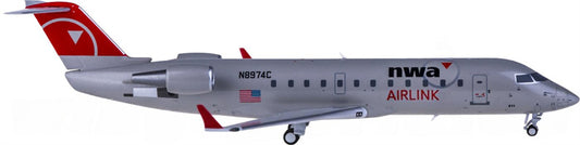 NG Models Northwest Airlines for Bombardier CRJ440 N8974C 1:200  Aircraft Pre-built  Airliner Model Display