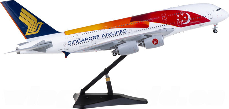 JC Wings Singapore Airlines for Airbus A380 9V-SKJ 1:200 Airplane Pre-built  Airliner Model Display