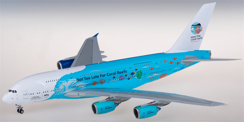 SQ Wings Hi Fly for Airbus A380 9H-MIP 1:200 Airplane Pre-built Airliner Model Display