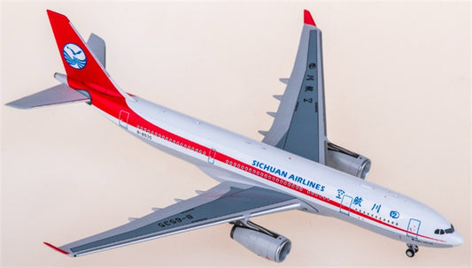 NG Models Sichuan Airlines for Airbus A330-200 B-6535 1:400 Aircraft Pre-built  Airliner Model Display