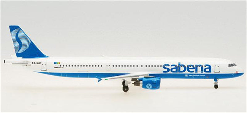 AeroClassics sabena for Airbus A321 OO-SUC 1:400 Aircraft Pre-built  Airliner Model Display