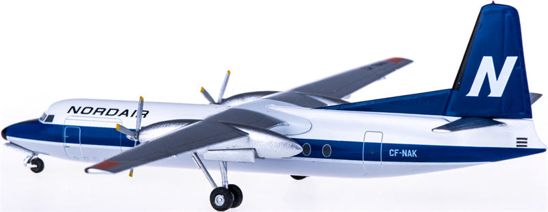 AeroClassics Nordair for Fokker F-27 CF-NAK 1:200 Aircraft Pre-built  Airliner Model Display