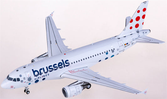 JC Wings Brussels Airlines for Airbus A319 OO-SSO 1:200 Airplane Pre-built  Airliner Model Display