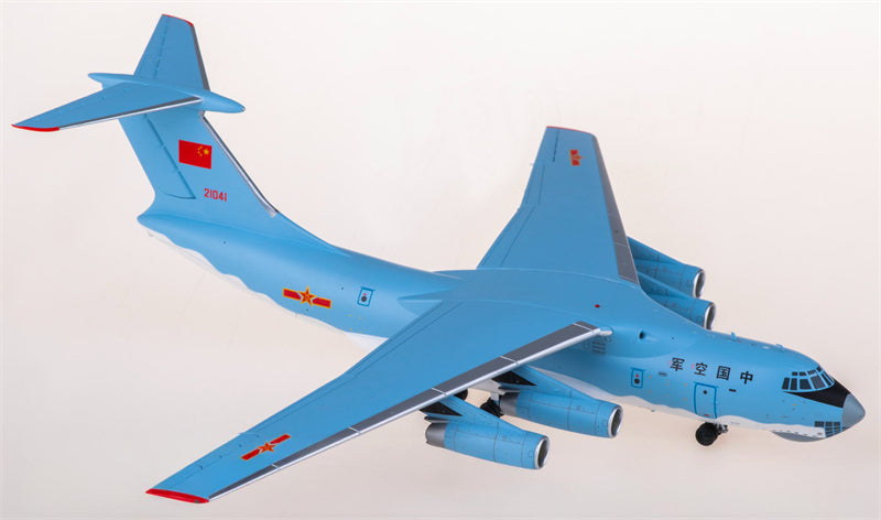 SQ Wings PLAAF for Ilyushin Il-76 21041 1:200 Airplane Pre-built Airliner Model Display