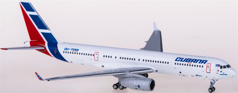 NG Models Cubana for Tupolev TU-204-100E CU-T1701 1:400 Airplane Pre-built  Airliner Model Display
