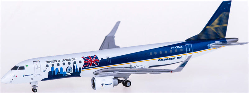 JC Wings Embraer ERJ-190 PP-XMA 1:400 Airplane Pre-built  Airliner Model Display