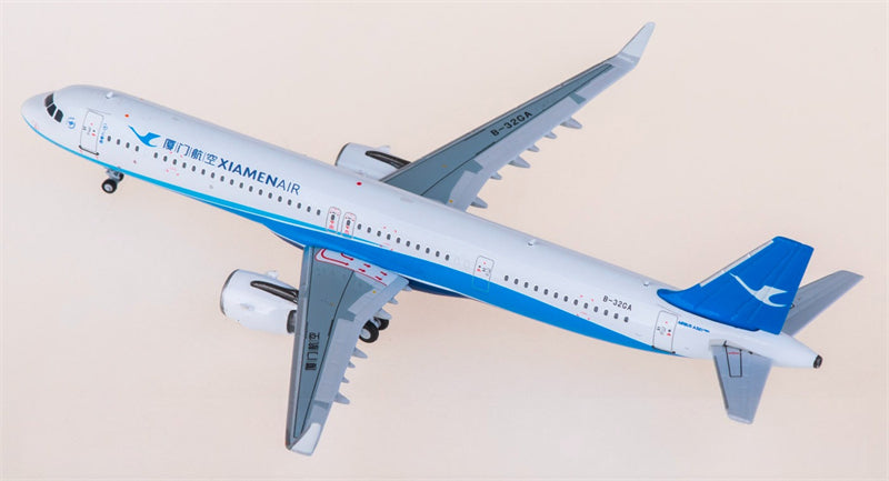 HYJLwings XiamenAir for Airbus A321neo B-32GA 1:400 Airplane Pre-built  Airliner Model Display