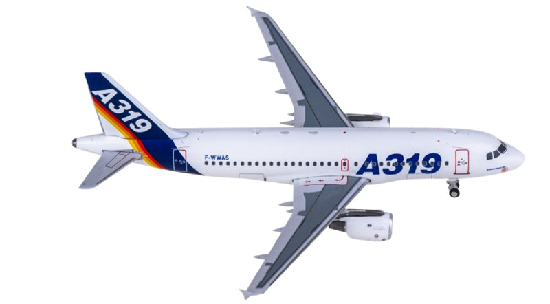 Kylin Model Airbus A319 F-WWAS 1:400 Aircraft Pre-built  Airliner Model Display