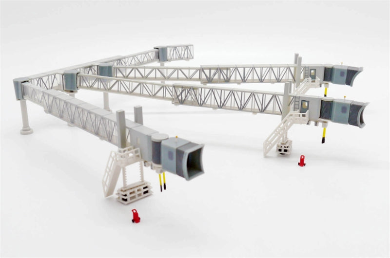 JC Wings Airport Passenger Bridge A380 Transparent 1:200 ACCESSORIES Pre-built  Airliner Model Display