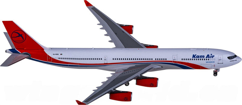 Phoenix Kam Air for Airbus A340-300 YA-KMU 1:400 Airplane Pre-built  Airliner Model Display
