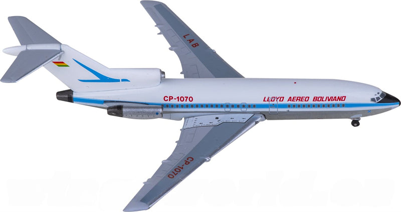 AeroClassics LAB Bolivian Airlines for Boeing 727-100 CP-1070 1:400 Airplane Pre-built Airliner Model Display