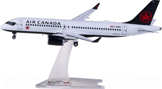Herpa Air Canada for Airbus A220-300 C-GROV 1:200  Aircraft Pre-built  Airliner Model Display