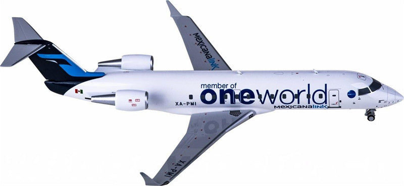 NG Models Mexicana for Bombardier CRJ200LR XA-PMI member of oneworld 1:200 Airplane Pre-built  Airliner Model Display