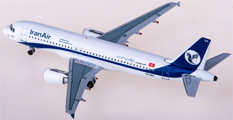 AeroClassics Iran Air for Airbus A320 TS-INA 1:400 Airplane Pre-built  Airliner Model Display
