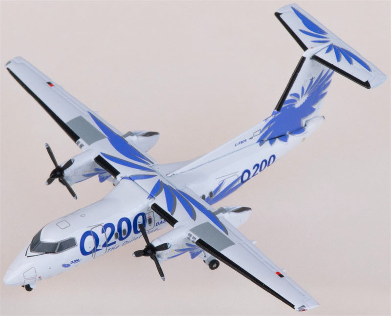 JC Wings De Havilland Canada for Bombardier for Dash 8 Q200 C-FBCS 1:400 Airplane Pre-built  Airliner Model Display