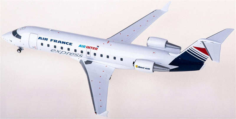 NG Models Air France for Bombardier CRJ100ER F-GRJA 1:200 Airplane Pre-built  Airliner Model Display