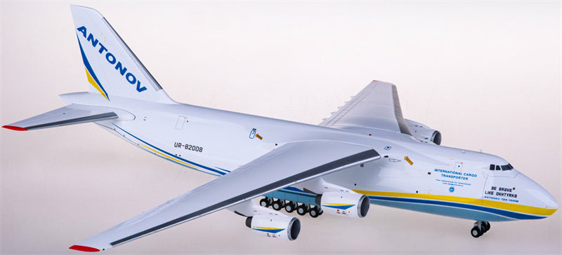 Geminijets Antonov An-124-100M for Ruslan UR-82008 1:200 Airplane Pre-built  Airliner Model Display