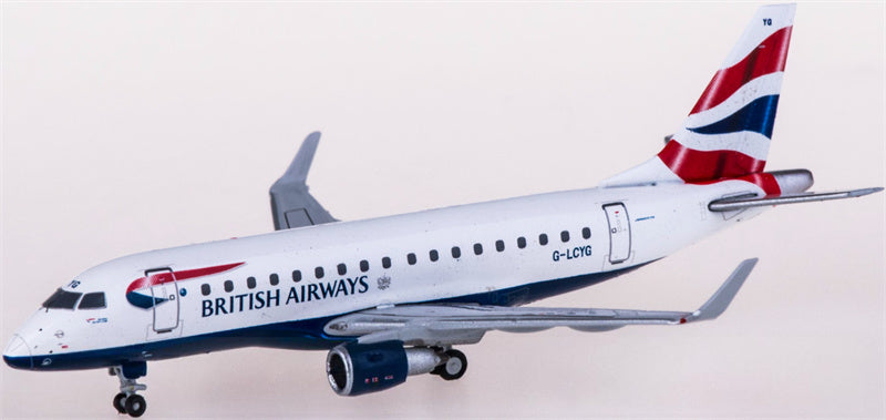 Geminijets British Airways for Embraer ERJ-170 G-LCYG 1:400 Airplane Pre-built  Airliner Model Display