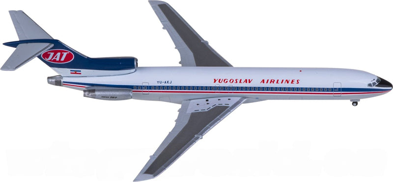 Herpa JAT for Boeing 727-200 YU-AKJ 1:500 Airplane Pre-built Airliner Model Display