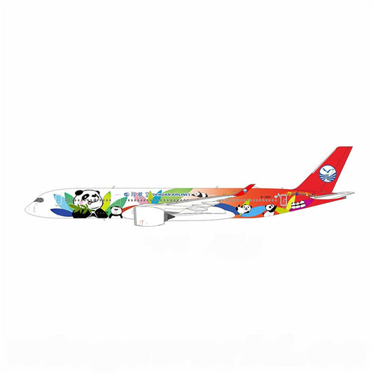 NG Models Sichuan Airlines for Airbus A350-900 B-301D 1:400 Airplane Pre-built  Airliner Model Display