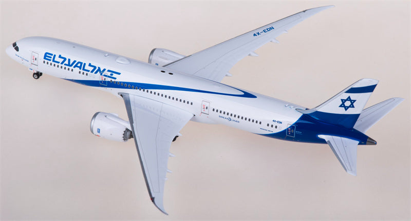 Phoenix El Al for Boeing 787-9 4X-EDN 1:400 Airplane Pre-built Airliner Model Display