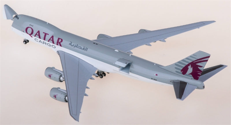 JC Wings Qatar Airways for Boeing 747-8F A7-BGA 1:400 Airplane Pre-built  Airliner Model Display