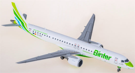 Herpa Binter Canarias for Embraer for ERJ-195-E2 EC-NEZ 1:200 Airplane Pre-built  Airliner Model Display