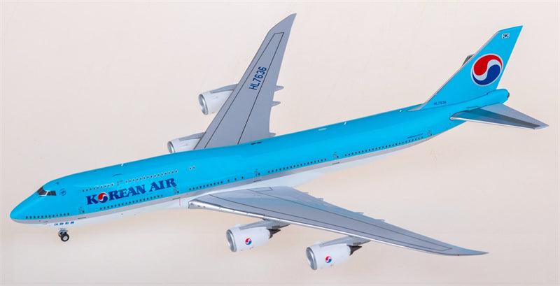 NG Models Korean Air for Boeing 747-8 HL7636 1:400 Airplane Pre-built  Airliner Model Display