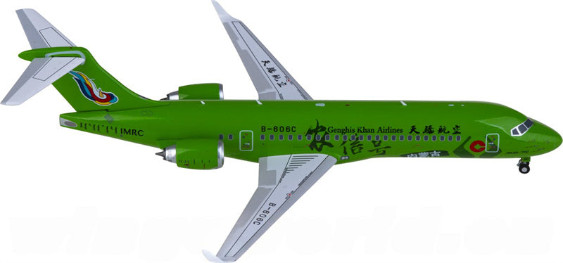 NG Models Genghis Khan Airlines for COMAC ARJ21-700 B-606C 1:200 Airplane Pre-built  Airliner Model Display