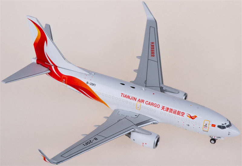 Yu ModeL Tianjin Air Cargo for Boeing 737-700 B-20F1 1:400 Airplane Pre-built  Airliner Model Display