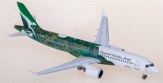 Herpa QantasLink for Airbus A220-300 VH-X4A 1:200 Aircraft Pre-built  Airliner Model Display
