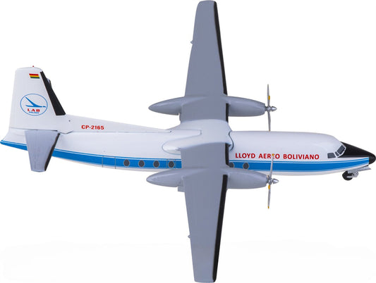 AeroClassics LAB for Bolivian for Fokker F27 Friendship CP-2165 1:200 Airplane Pre-built Airliner Model Display