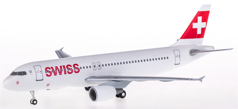 Hogan Swiss for Airbus A320 1:200 Airplane Pre-built  Airliner Model Display