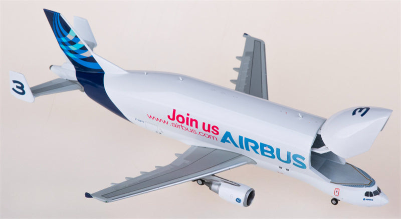 JC Wings Airbus A300-600ST F-GSTC for Beluga 3 1:400 Airplane Pre-built  Airliner Model Display
