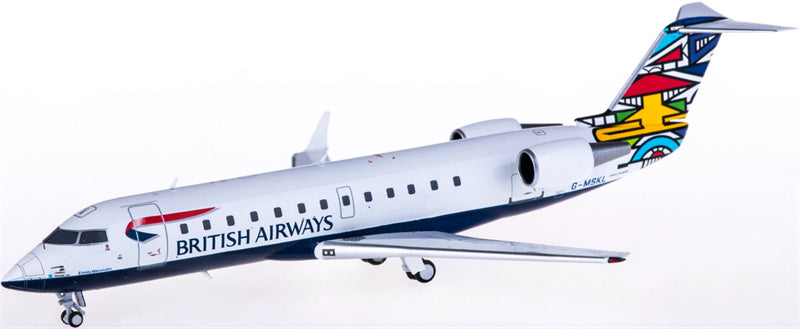 NG Models British Airways for Bombardier CRJ200LR G-MSKL 1:200 Airplane Pre-built  Airliner Model Display