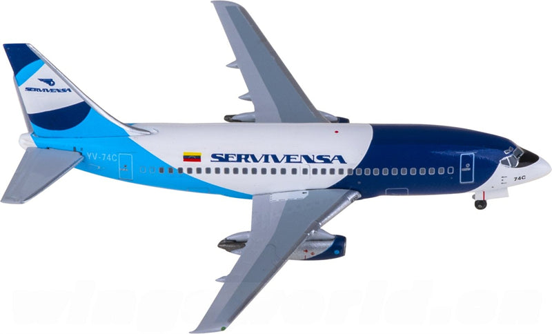 AeroClassics Servivensa for Boeing 737-200 YV-74C 1:400 Airplane Pre-built  Airliner Model Display
