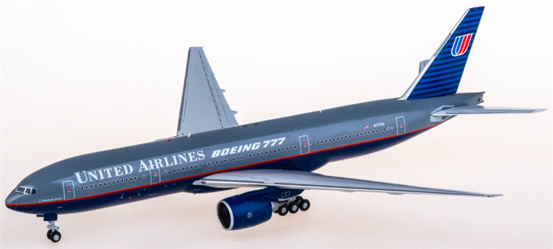 JC Wings United Airlines for Boeing 777-200 N777UA 1:200 Aircraft Pre-built  Airliner Model Display