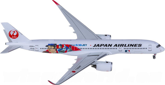 NG Models Japan Airlines for Airbus A350-900 JA08XJ 1:400 Airplane Pre-built Airliner Model Display
