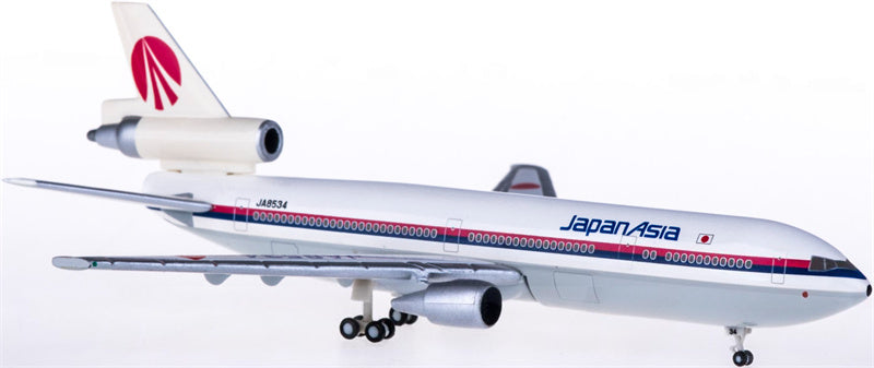 Hogan Japan Asia for McDonnell for Douglas DC-10-40 JA8534 1:500 Aircraft Pre-built  Airliner Model Display