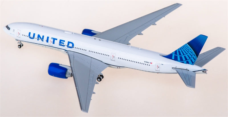 Geminijets United Airlines for Boeing 777-200ER N798UA 1:400 Aircraft Pre-built  Airliner Model Display