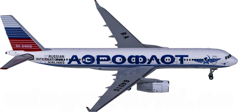 NG Models Aeroflot for Tupolev TU-204-100S RA-64010 1:400 Airplane Pre-built  Airliner Model Display