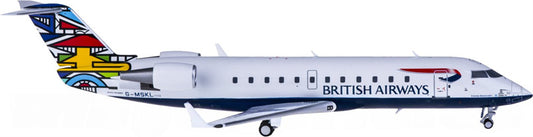 NG Models British Airways for Bombardier CRJ200LR G-MSKL 1:200 Airplane Pre-built  Airliner Model Display