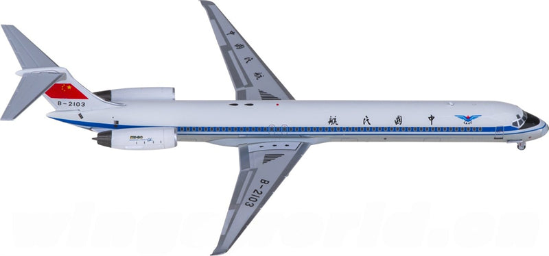 NG Models CAAC MD-82 B-2103 1:400 Airplane Pre-built  Airliner Model Display