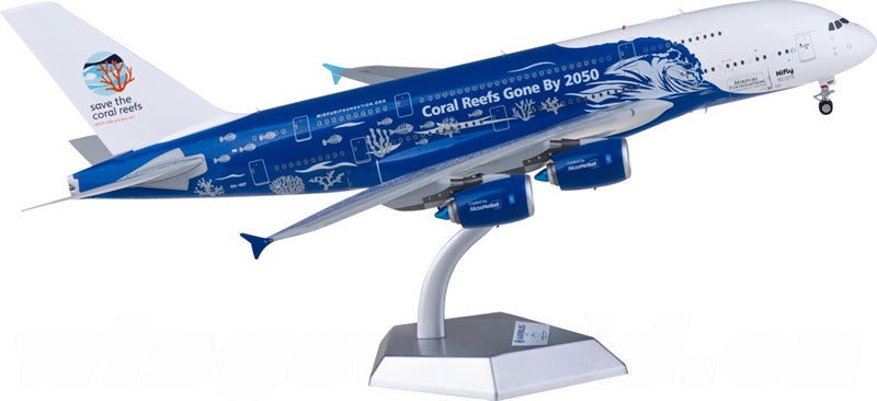 SQ Wings Hi Fly for Airbus A380 9H-MIP 1:200 Airplane Pre-built Airliner Model Display