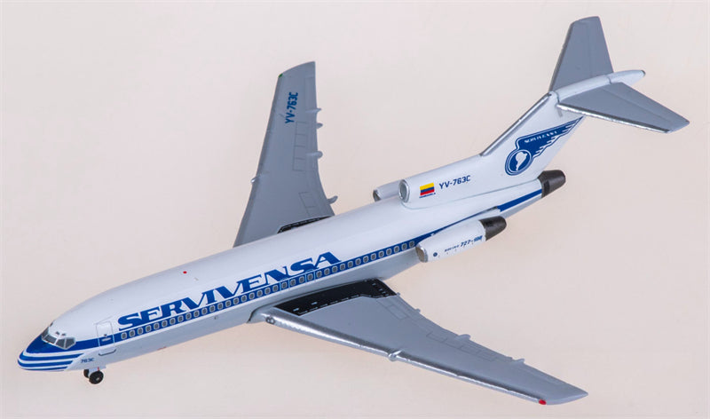 AeroClassics Servivensa for Boeing 727-100 YV-763C 1:400 Airplane Pre-built Airliner Model Display