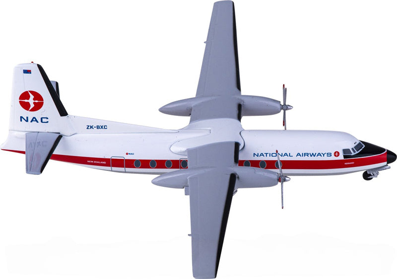 AeroClassics NAC New Zealand for Fokker F-27 ZK-BXC 1:200 Aircraft Pre-built  Airliner Model Display