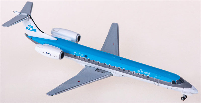 JC Wings KLM for Embraer ERJ-145MP PH-RXA 1:400 Airplane Pre-built  Airliner Model Display