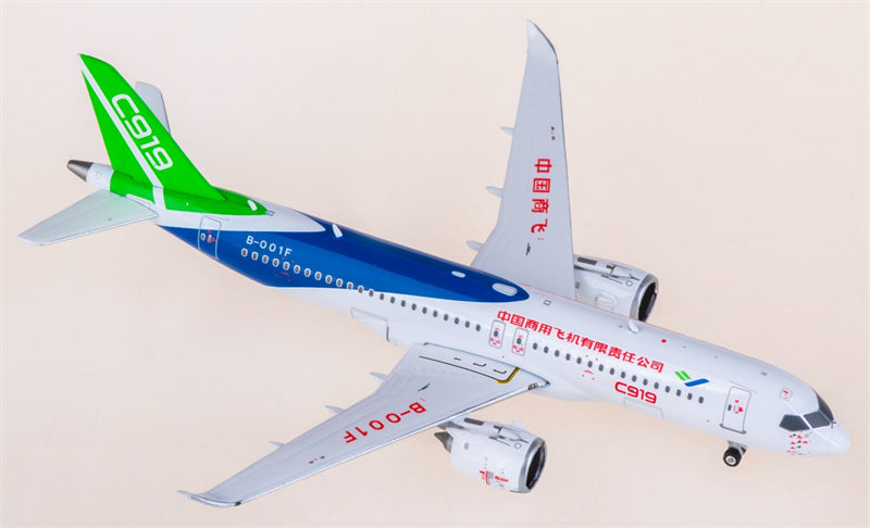 Phoenix COMAC C919 B-001F 1:400 Airplane Pre-built  Airliner Model Display